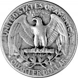 ¼ US-Dollar Washington 5,58g Silber (1932 - 1964)