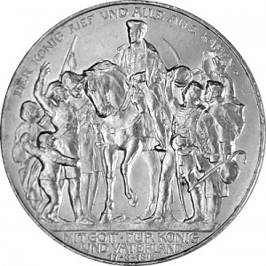 3 Mark Kaiserreich Befreiungskriege 15g Silber - 1913