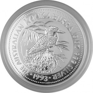 Kookaburra 10oz Silber - 1993