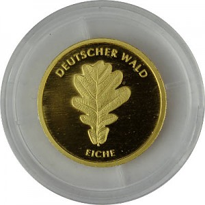 5x 20 Euro Deutscher Wald Eiche A-J 19,40g Gold - 2010