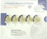 5x 2 EUR Gedenkmünzenset Serie Bundesländer A-J 2010 St.