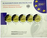 5x 2 EUR Gedenkmünzenset 50 Jahre Römische Verträge A-J 2007 St.