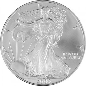 American Eagle 1oz Silber - 2004