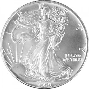 American Eagle 1oz Silber - 1990