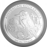 Kookaburra 10oz Silber - 2019