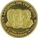 Medaille Landung auf dem Mond 15,83g Gold