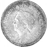10 Gulden Juliana 25. Jahrestag Befreiung 18g Silber - 1970