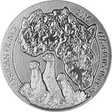 Ruanda Erdmännchen 1oz Silber - 2016 B-Ware