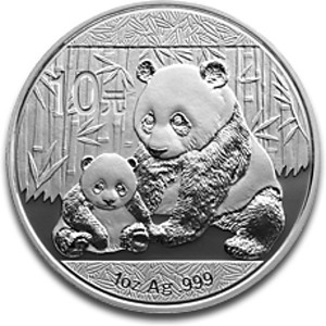 China Panda 1oz Silber - 2012