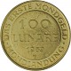 Medaille 100 Lunare Der erste Mensch auf dem Mond 12,65g Gold PP 1969