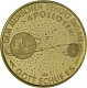 Medaille Die erste Mondlandung Apollo 11- 6,3g Gold PP 1969