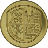 Medaille 900 Jahre St. Peter 3,45g Gold