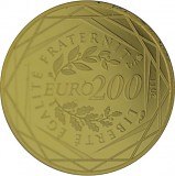 200 EUR Frankreich Regionen 4,0g Gold