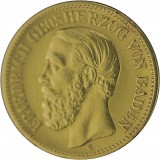 10 Mark Friedrich Grossherzog von Baden 3,58g Gold - B-Ware