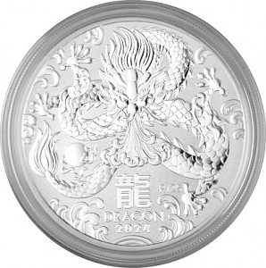 Lunar III Drache 1oz Silber - 2024