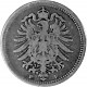 20 Pfennig Deutsches Kaiserreich 0,99g Silber - 1873 - 1877 