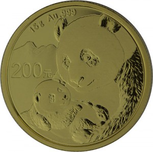 China Panda 15g Gold - 2019