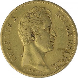 40 Francs 11,62g Gold - Charles X. 1824 - 1830