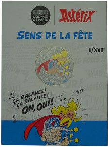 10 EUR France Medaille - Asterix Sens de la Fête 5,66g Silber 2022