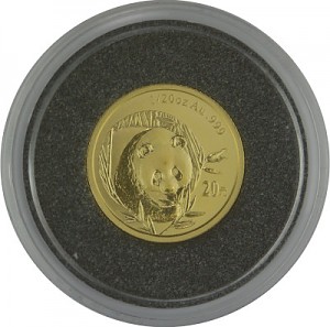 China Panda 1/20oz Gold - 2003