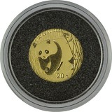 China Panda 1/20oz Gold - 2002