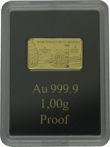 Goldbarren 1g - Motivbarren Münze Berlin