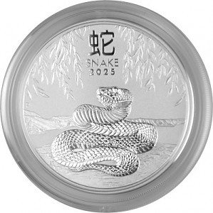 Lunar III Schlange 2oz Silber - 2025 (regelbesteuert)
