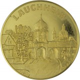 Medaille Lauchheim Deutschordensstadt – 3,9g Gold 