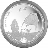 Kongo World's Wildlife - Rochen 1 Unze Silber – 2023 B-Ware