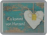 Goldbarren 1g - 'Es kommt von Herzen'