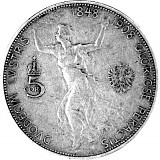 5 Kronen Österreich 21,6g Silber 1908