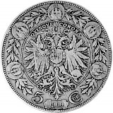 5 Kronen Österreich 21,6g Silber 1900