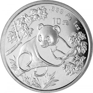 China Panda 1oz Silber - 1992