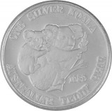 Medaille Australien's Teddy Bear 1oz Silber - 1989