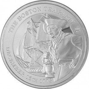 St. Helena The Boston Tea Party 1oz Silber - 2023
