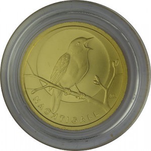 20 Euro Heimische Vögel Nachtigall 3,88g Gold - 2016 B-Ware