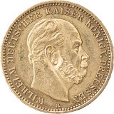 20 Mark Wilhelm I. Preußen 7,16g Gold (1871 - 1873)