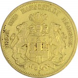 20 Mark Hamburg 7,16 Gold (1875 - 1889)