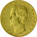 10 Mark König Otto von Bayern 3,58g Gold - 1888