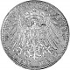 3 Mark Kaiserreich Friedrich II Grossherzog von Baden 15g Silber (1908 - 1915)