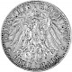 3 Mark Kaiserreich Friedrich August König von Sachsen 15g Silber (1908 - 1913)