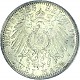 2 Mark Kaiserreich Luitpold Prinz Regent von Bayern 10g Silber - 1911