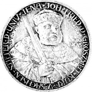 2 Mark Kaiserreich Universität Leipzig 10g Silber - 1909