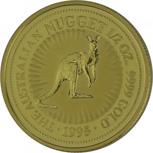 Känguru / Nugget 1/2 Unze Gold - 1995 Känguru / Nugget 1/2 Unze Gold - 1995
