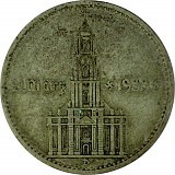 2 Reichsmark Garnisonskirche mit Jahr 5g Silber 1934 - B-Ware