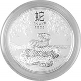 Australien Lunar III Schlange 1oz Silber - 2025 (regelbesteuert)