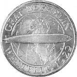 3 Reichsmark Weimarer Republik Graf Zeppelin 7,5g Silber - 1930