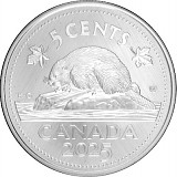 5 Cent Kanada Biber 31,39g Silber 2025