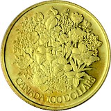100 Dollar Kanada Silber Jubiläum Queen Elizabeth 1/2oz Gold 1977 - B-Ware