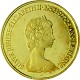 100 Dollar Kanada Silber Jubiläum Queen Elizabeth 1/2oz Gold 1977 - B-Ware